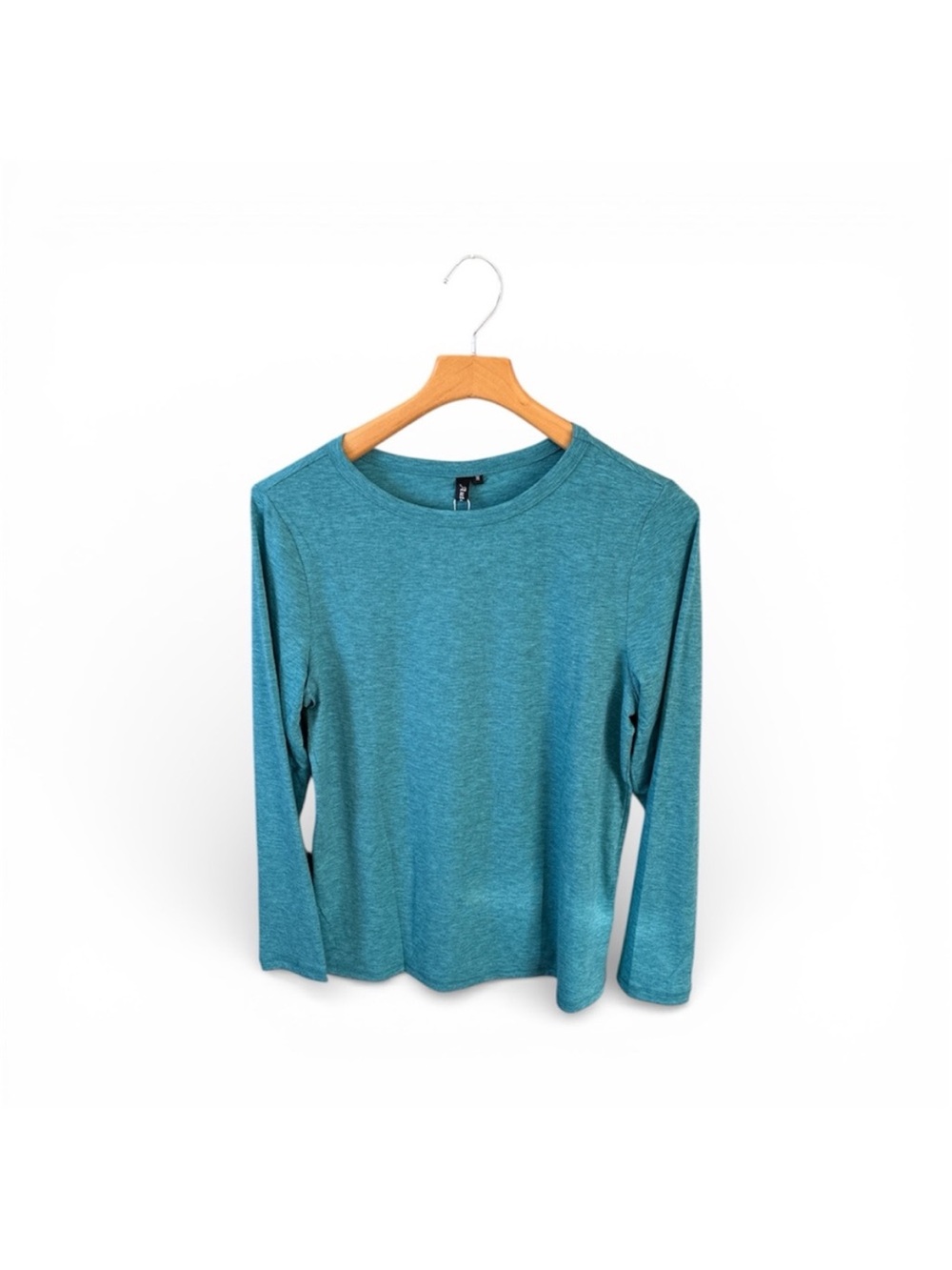 Automet Teal Long Sleeve Crewneck Top Medium NWT